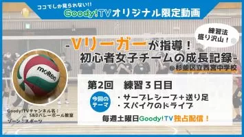 家で一人でできるバレーボール上達練習 S Dバレーボール 無料動画goody Tv